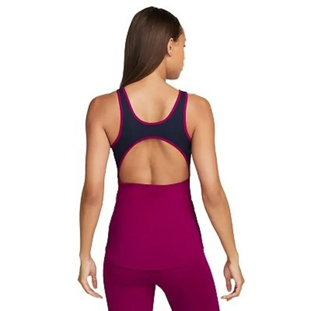 Nike‎ Yoga Dri-Fit Open Back Tank Top Blue XL - Picture 8 of 9